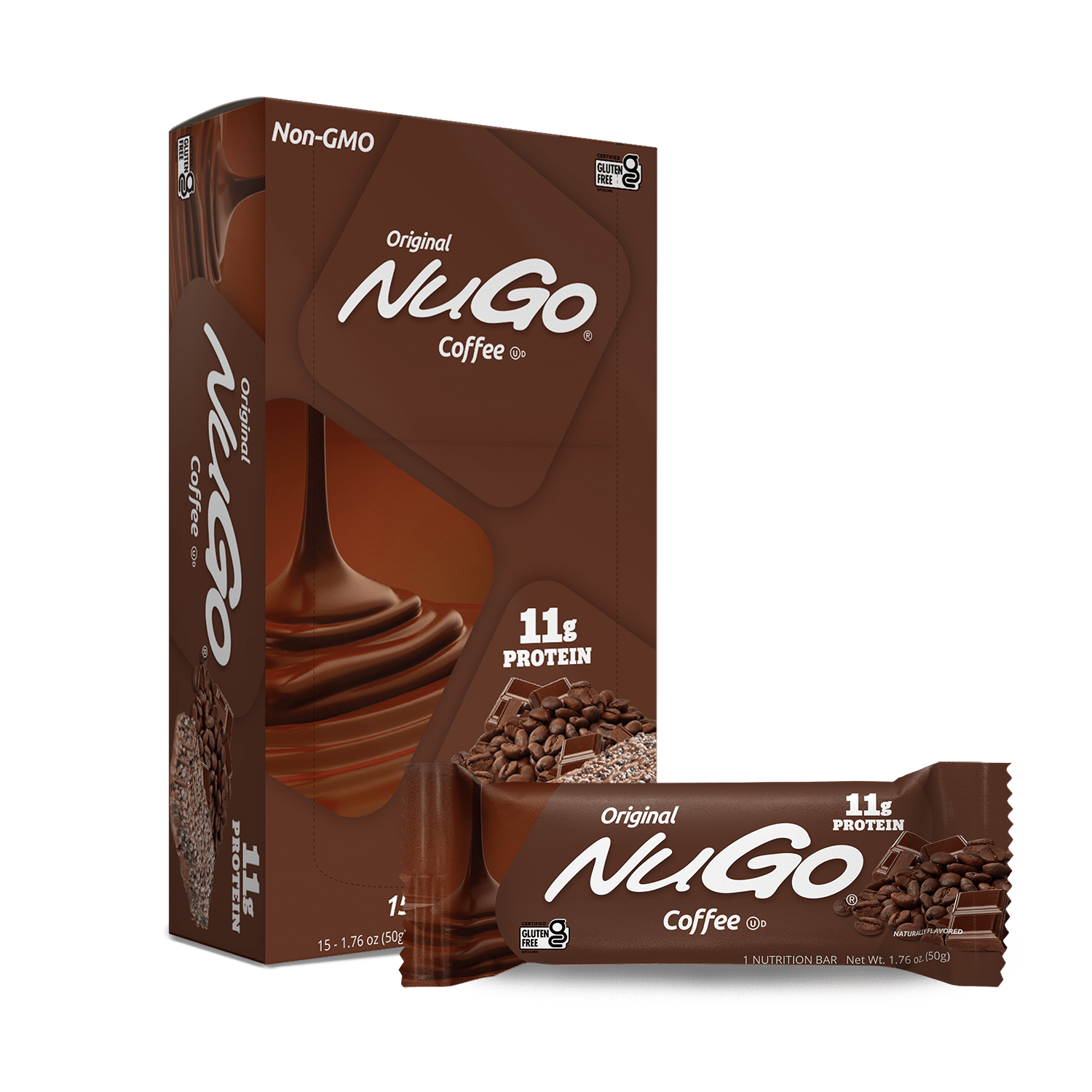 NuGo Original Coffee Bar and Box
