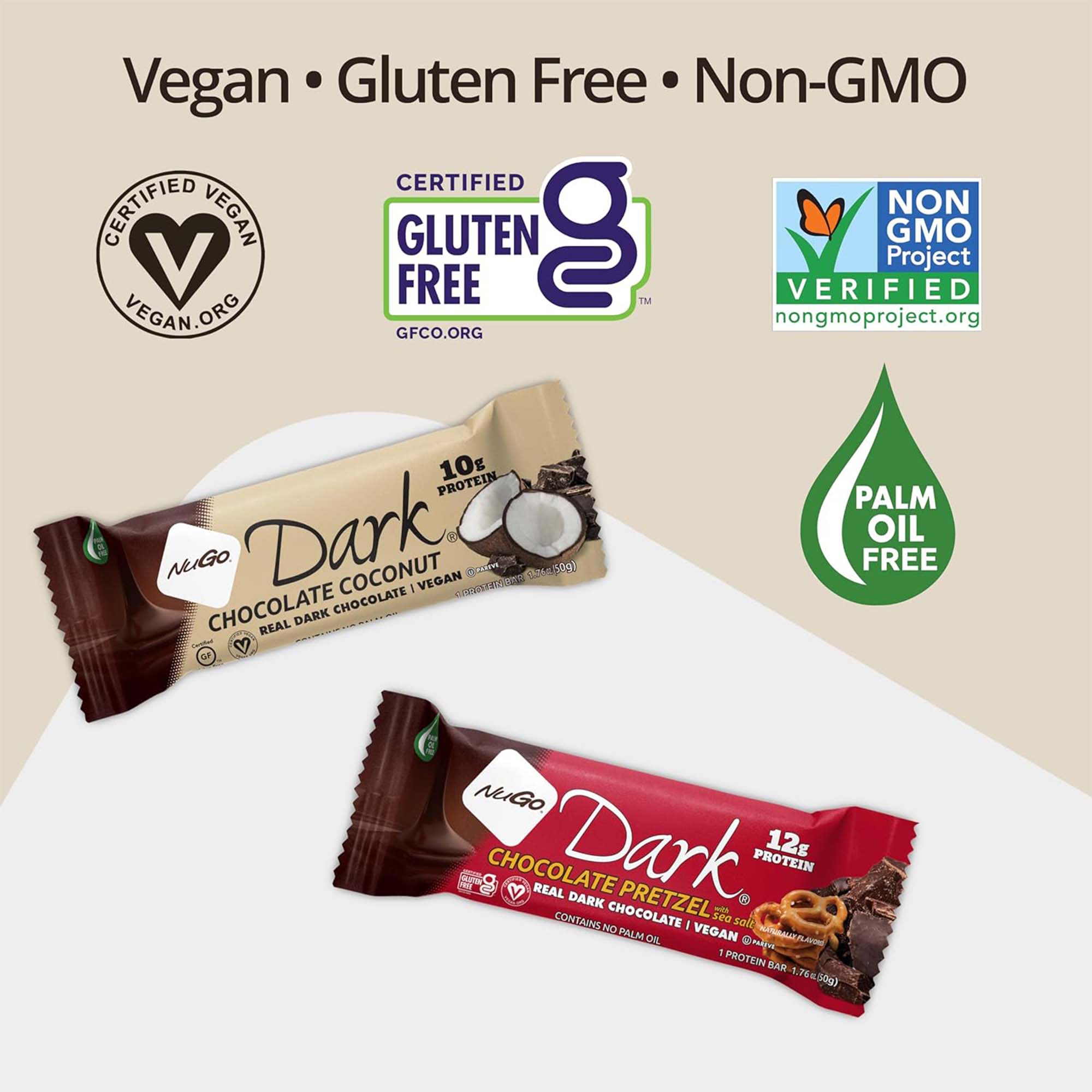 Gluten Free, Vegan, Non-GMO Text Image